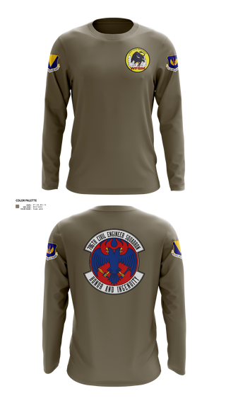 Long Sleeve Performance Shirt, 786th CES, Air Force, Teamtime, Team time, sublimation, custom sports apparel, team uniforms, spirit wear, spiritwear, sports uniforms, custom shirts, team store, custom team store, fundraiser sports, apparel fundraiser