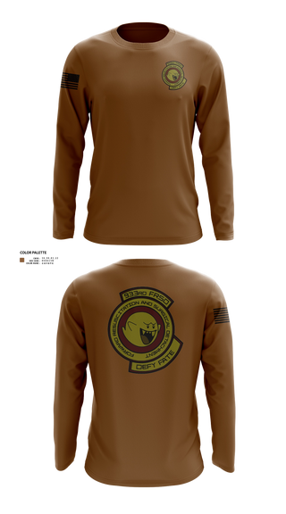 Long Sleeve Performance Shirt, 933rd FRSD, Army, Teamtime, Team time, sublimation, custom sports apparel, team uniforms, spirit wear, spiritwear, sports uniforms, custom shirts, team store, custom team store, fundraiser sports, apparel fundraiser