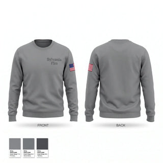 Crew Neck Sweatshirt, Sylvania Fire, Fire Department, Teamtime, Team time, sublimation, custom sports apparel, team uniforms, spirit wear, spiritwear, sports uniforms, custom shirts, team store, custom team store, fundraiser sports, apparel fundraiser