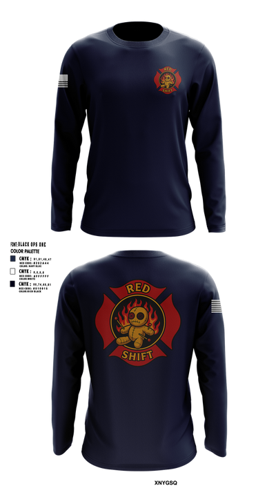 City of Lake Geneva Fire Department 76395935 Long Sleeve Performance Shirt 101