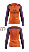 Missouri Valley College Track & Field 54824388 Women's Long Sleeve V-neck Shirt - 1