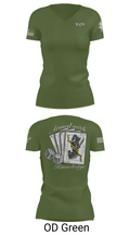 Bravo Company 532ND Military Battalion 93825849 Women's Short Sleeve V-neck Shirt - 48