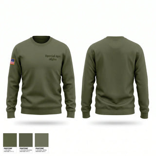 Crew Neck Sweatshirt, Special ops alpha, Police, Teamtime, Team time, sublimation, custom sports apparel, team uniforms, spirit wear, spiritwear, sports uniforms, custom shirts, team store, custom team store, fundraiser sports, apparel fundraiser
