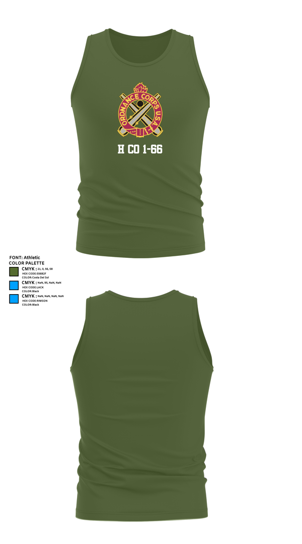Tank Top, H Co 1-66, , Teamtime, Team time, sublimation, custom sports apparel, team uniforms, spirit wear, spiritwear, sports uniforms, custom shirts, team store, custom team store, fundraiser sports, apparel fundraiser