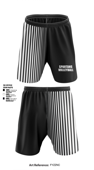 Athletic Shorts With Pockets, Spartans volleyball, Men's Volleyball, Teamtime, Team time, sublimation, custom sports apparel, team uniforms, spirit wear, spiritwear, sports uniforms, custom shirts, team store, custom team store, fundraiser sports, apparel fundraiser