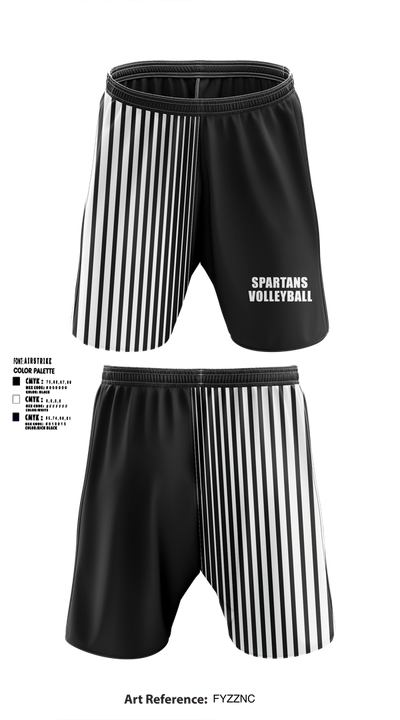 Spartans volleyball 78491133 Athletic Shorts With Pockets - 1 (1)