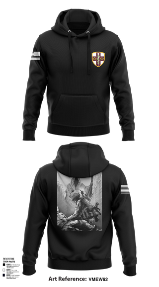 Hoodie, 7455th MORU, , Teamtime, Team time, sublimation, custom sports apparel, team uniforms, spirit wear, spiritwear, sports uniforms, custom shirts, team store, custom team store, fundraiser sports, apparel fundraiser