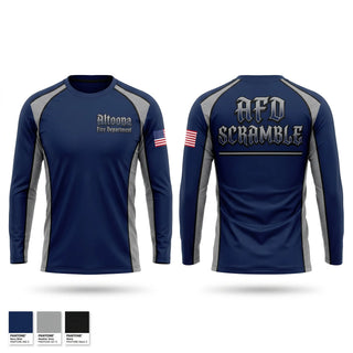 Long Sleeve Performance Shirt, Altoona Fire Department, Fire Department, Teamtime, Team time, sublimation, custom sports apparel, team uniforms, spirit wear, spiritwear, sports uniforms, custom shirts, team store, custom team store, fundraiser sports, apparel fundraiser