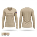 Demons 95152501 Women's Long Sleeve V-neck Shirt - 1