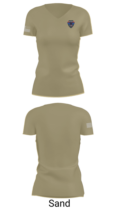 Cherry Grove Fire and Rescue 9665104 Women's Short Sleeve V-neck Shirt - 88