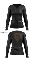 Kemper County Sheriff’s Office 63842297 Women's Long Sleeve V-neck Shirt - 100