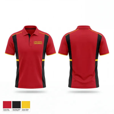 Lewis Chapel Cardinals 48536998 Short Sleeve Performance Polo - 1