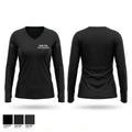 Dade City Police Department Women's Long Sleeve V-neck Shirt - 1