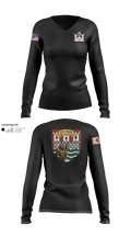 175th MRBC 2368764 Women's Long Sleeve V-neck Shirt - 21