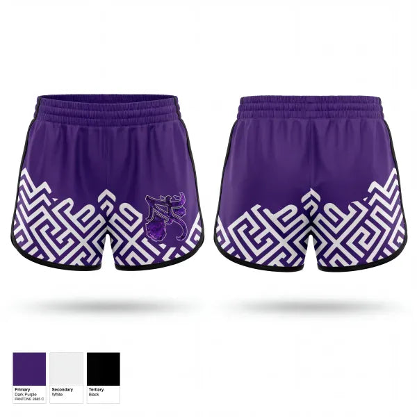 Womens Shorts, CAEC Africentric Nubians, Track & Field, Teamtime, Team time, sublimation, custom sports apparel, team uniforms, spirit wear, spiritwear, sports uniforms, custom shirts, team store, custom team store, fundraiser sports, apparel fundraiser