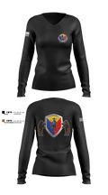 Camp Crowder HHC 95962479 Women's Long Sleeve V-neck Shirt - 1