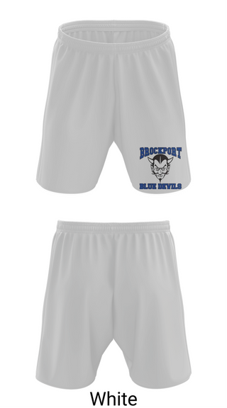 Athletic Shorts With Pockets, Brockport Blue Devils Swim & Dive, Swimming, Teamtime, Team time, sublimation, custom sports apparel, team uniforms, spirit wear, spiritwear, sports uniforms, custom shirts, team store, custom team store, fundraiser sports, apparel fundraiser