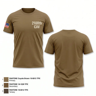 Old School Cotton Feel Shirt, 2-108th CAV, National Guard, Teamtime, Team time, sublimation, custom sports apparel, team uniforms, spirit wear, spiritwear, sports uniforms, custom shirts, team store, custom team store, fundraiser sports, apparel fundraiser