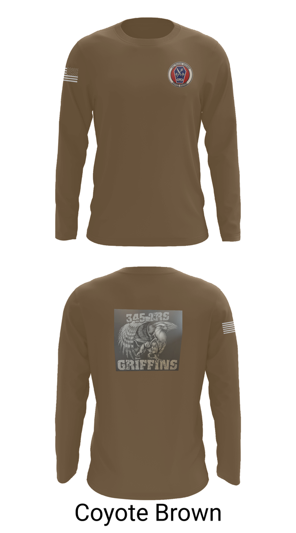 Long Sleeve Performance Shirt, 345th TRS, , Teamtime, Team time, sublimation, custom sports apparel, team uniforms, spirit wear, spiritwear, sports uniforms, custom shirts, team store, custom team store, fundraiser sports, apparel fundraiser