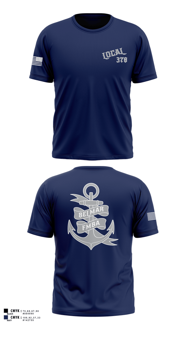 Old School Cotton Feel Shirt, Belmar Ems 378, EMS/EMT, Teamtime, Team time, sublimation, custom sports apparel, team uniforms, spirit wear, spiritwear, sports uniforms, custom shirts, team store, custom team store, fundraiser sports, apparel fundraiser