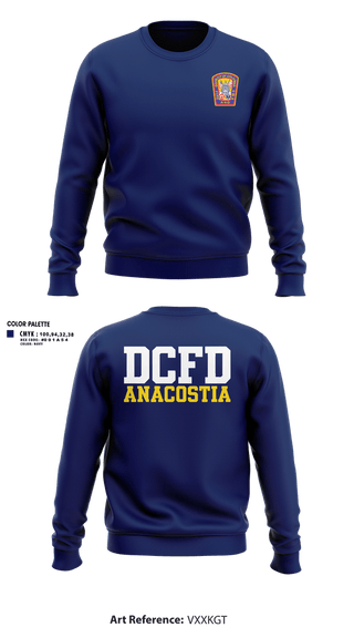 Crew Neck Sweatshirt, Washington DC Fire Department, Fire Department, Teamtime, Team time, sublimation, custom sports apparel, team uniforms, spirit wear, spiritwear, sports uniforms, custom shirts, team store, custom team store, fundraiser sports, apparel fundraiser