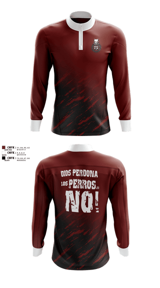 Quarter Zip Jacket, PERROS DEL MAL, Men's Soccer, Teamtime, Team time, sublimation, custom sports apparel, team uniforms, spirit wear, spiritwear, sports uniforms, custom shirts, team store, custom team store, fundraiser sports, apparel fundraiser