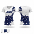 Carolina Misfits 61387241 Women's Short Sleeve V-neck Shirt - 2