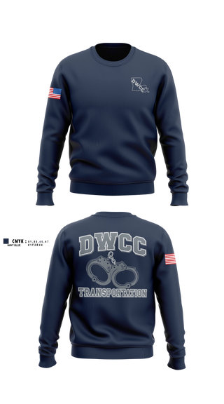 Crew Neck Sweatshirt, David Wade Correctional Center, Police, Teamtime, Team time, sublimation, custom sports apparel, team uniforms, spirit wear, spiritwear, sports uniforms, custom shirts, team store, custom team store, fundraiser sports, apparel fundraiser