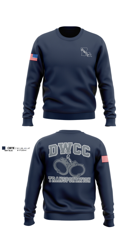 Crew Neck Sweatshirt, David Wade Correctional Center, Police, Teamtime, Team time, sublimation, custom sports apparel, team uniforms, spirit wear, spiritwear, sports uniforms, custom shirts, team store, custom team store, fundraiser sports, apparel fundraiser