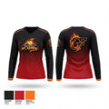 Georgia Flames 97839572 Women's Long Sleeve V-neck Shirt - 1