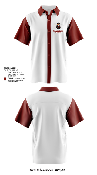 Short Sleeve Bowling Jersey, Knockout Mafia, Bowling, Teamtime, Team time, sublimation, custom sports apparel, team uniforms, spirit wear, spiritwear, sports uniforms, custom shirts, team store, custom team store, fundraiser sports, apparel fundraiser