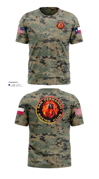 San Fernando Boxing Club 92427997 Short Sleeve Performance Shirt - 50 (1)