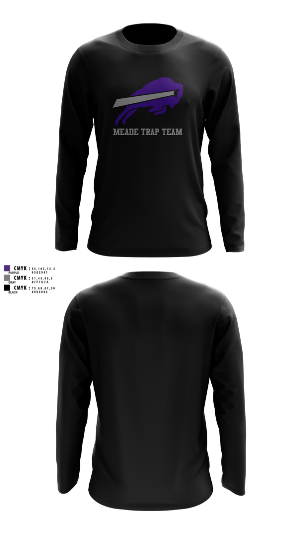 Long Sleeve Performance Shirt, Meade High School Trap TeamMeade High School Trap Team, Spirit Store, Teamtime, Team time, sublimation, custom sports apparel, team uniforms, spirit wear, spiritwear, sports uniforms, custom shirts, team store, custom team store, fundraiser sports, apparel fundraiser