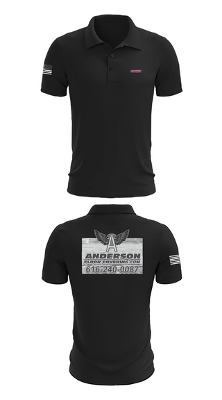 Short Sleeve Performance Polo, Anderson Floor Covering, , Teamtime, Team time, sublimation, custom sports apparel, team uniforms, spirit wear, spiritwear, sports uniforms, custom shirts, team store, custom team store, fundraiser sports, apparel fundraiser
