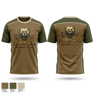Soft Poly Tee Cotton Like Feel, Golden bear archery, Baseball, Teamtime, Team time, sublimation, custom sports apparel, team uniforms, spirit wear, spiritwear, sports uniforms, custom shirts, team store, custom team store, fundraiser sports, apparel fundraiser