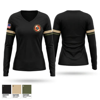 Womens Long Sleeve Vneck Shirt, Mohave County Sheriff's Office, Police, Teamtime, Team time, sublimation, custom sports apparel, team uniforms, spirit wear, spiritwear, sports uniforms, custom shirts, team store, custom team store, fundraiser sports, apparel fundraiser