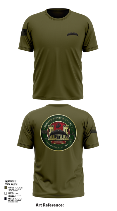 Engineers Services Company 56749194 Short Sleeve Performance Shirt - 22