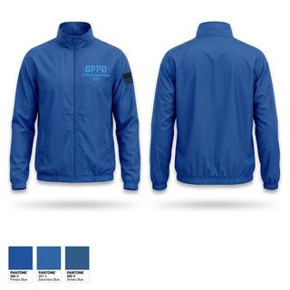 Windbreaker, GPPD School Resource Unit, Police, Teamtime, Team time, sublimation, custom sports apparel, team uniforms, spirit wear, spiritwear, sports uniforms, custom shirts, team store, custom team store, fundraiser sports, apparel fundraiser