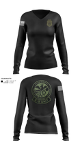 MDWFP K9 21939837 Women's Long Sleeve V-neck Shirt - 200