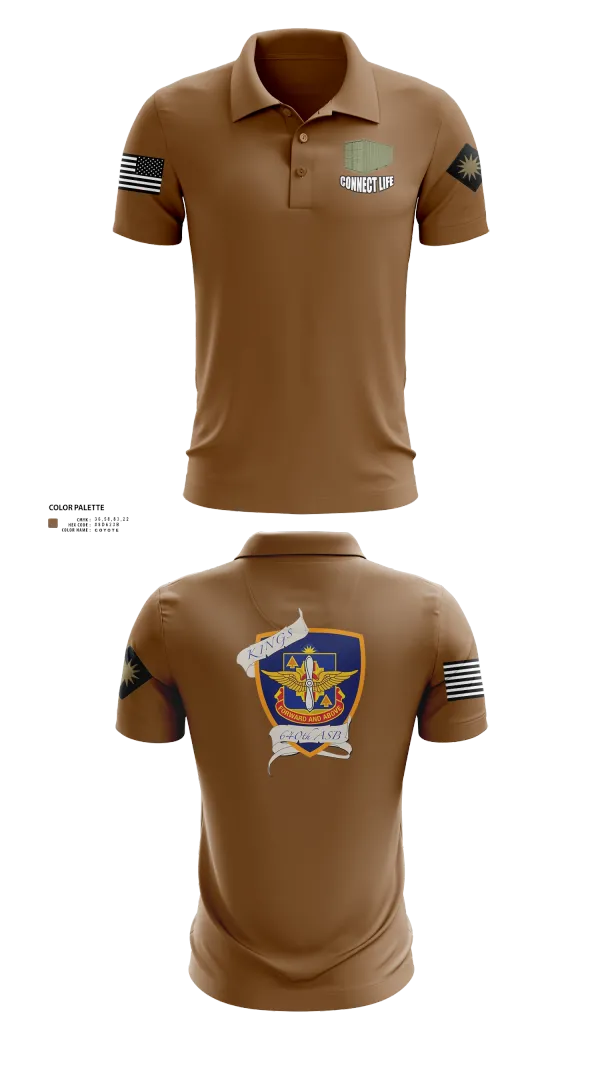 Short Sleeve Performance Polo, 640th ASB Bravo Company, , Teamtime, Team time, sublimation, custom sports apparel, team uniforms, spirit wear, spiritwear, sports uniforms, custom shirts, team store, custom team store, fundraiser sports, apparel fundraiser