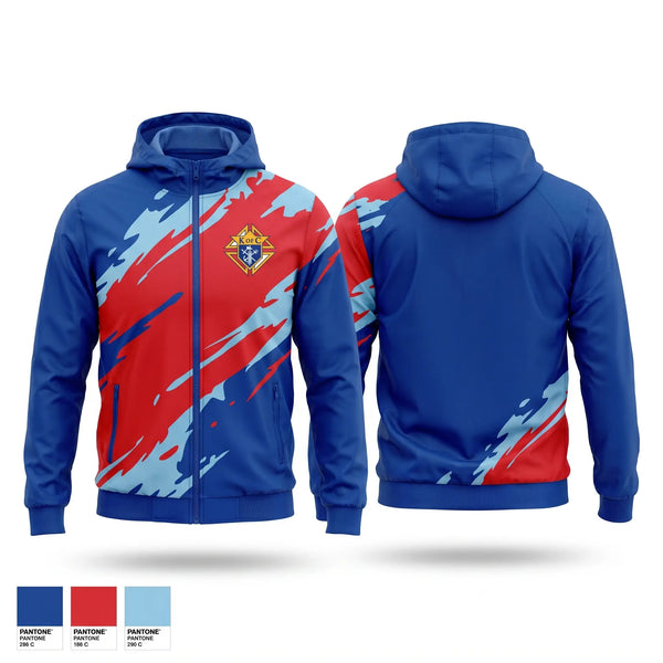 Windbreaker, Knights of Columbus, , Teamtime, Team time, sublimation, custom sports apparel, team uniforms, spirit wear, spiritwear, sports uniforms, custom shirts, team store, custom team store, fundraiser sports, apparel fundraiser