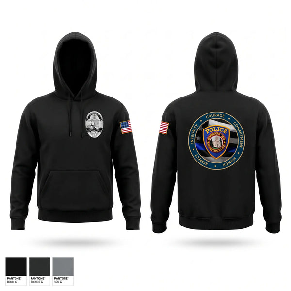 Hoodie, Georgetown PD, Police, Teamtime, Team time, sublimation, custom sports apparel, team uniforms, spirit wear, spiritwear, sports uniforms, custom shirts, team store, custom team store, fundraiser sports, apparel fundraiser