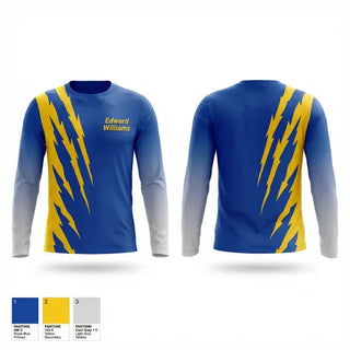 Long Sleeve Performance Shirt, Edward Williams, Spirit Store, Teamtime, Team time, sublimation, custom sports apparel, team uniforms, spirit wear, spiritwear, sports uniforms, custom shirts, team store, custom team store, fundraiser sports, apparel fundraiser
