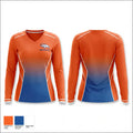 GVYF Broncos 9507549 Women's Long Sleeve V-neck Shirt - 1