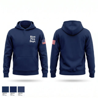 Hoodie, Rice Fire Dept, Fire Department, Teamtime, Team time, sublimation, custom sports apparel, team uniforms, spirit wear, spiritwear, sports uniforms, custom shirts, team store, custom team store, fundraiser sports, apparel fundraiser