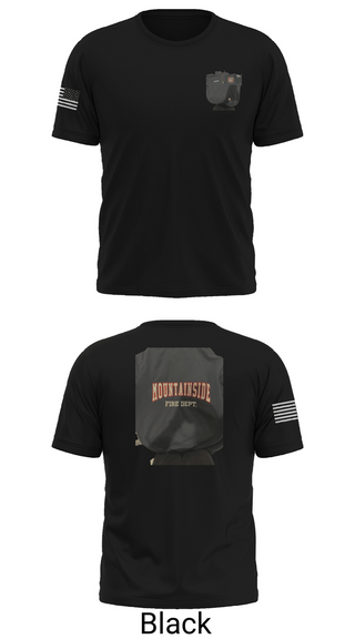 Short Sleeve Performance Shirt, Mountainside Fire Department, Fire Department, Teamtime, Team time, sublimation, custom sports apparel, team uniforms, spirit wear, spiritwear, sports uniforms, custom shirts, team store, custom team store, fundraiser sports, apparel fundraiser