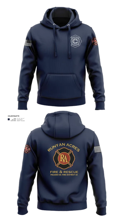 RUNYAN ACRES FIRE DEPARTMENT 34134469 Hoodie - 21