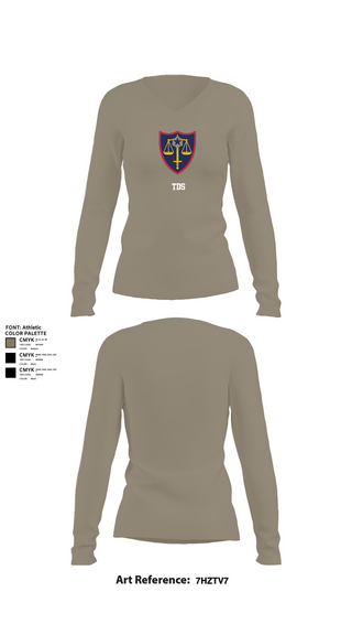 Womens Long Sleeve Vneck Shirt, TDS, , Teamtime, Team time, sublimation, custom sports apparel, team uniforms, spirit wear, spiritwear, sports uniforms, custom shirts, team store, custom team store, fundraiser sports, apparel fundraiser