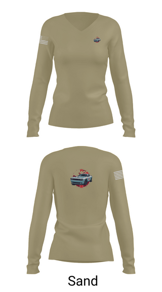 Womens Long Sleeve Vneck Shirt, CMed, , Teamtime, Team time, sublimation, custom sports apparel, team uniforms, spirit wear, spiritwear, sports uniforms, custom shirts, team store, custom team store, fundraiser sports, apparel fundraiser