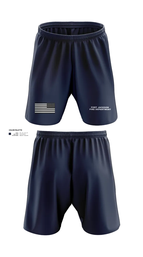 Athletic Shorts With Pockets, Fort Jackson Fire Department, , Teamtime, Team time, sublimation, custom sports apparel, team uniforms, spirit wear, spiritwear, sports uniforms, custom shirts, team store, custom team store, fundraiser sports, apparel fundraiser